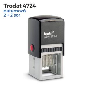 Trodat 4724 dátumbélyegző használatra készen