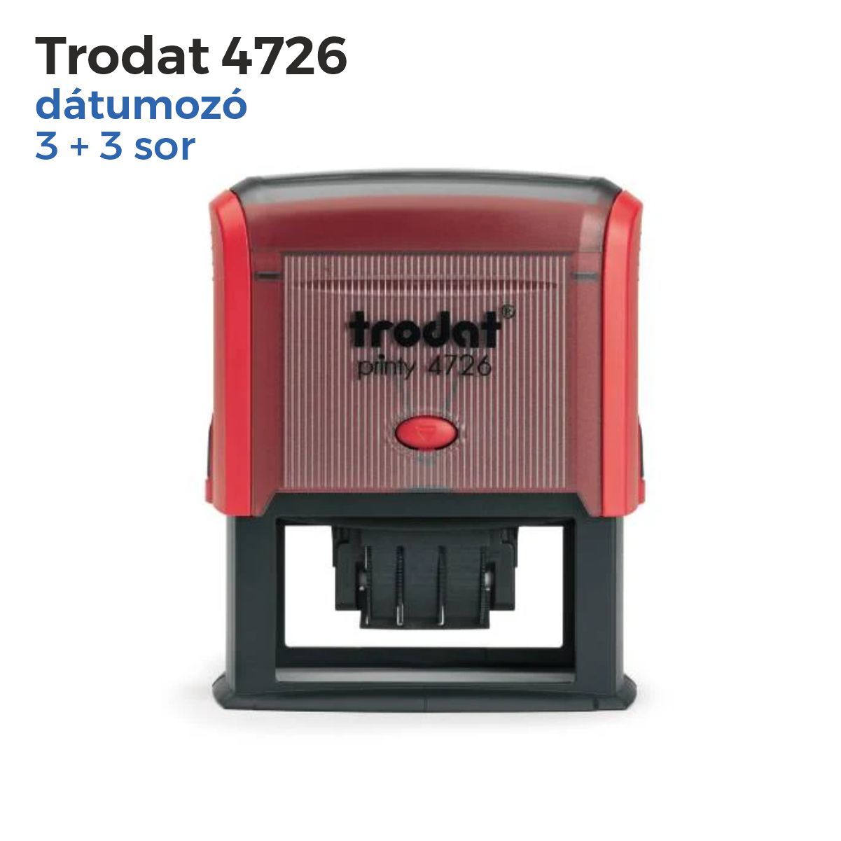Trodat 4726 dátumbélyegző használatra készen