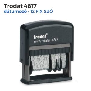 Trodat 4817 dátumbélyegző használatra készen