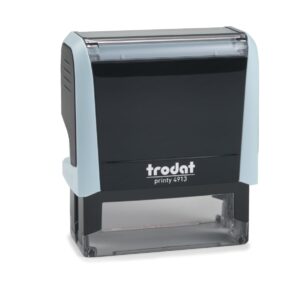 Trodat 4913 cégbélyegző használatra készen - PasztellKék