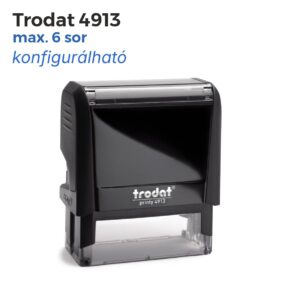 Trodat 4913 cégbélyegző használatra készen