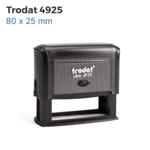 Trodat 4925 szövegbélygző használatra készen