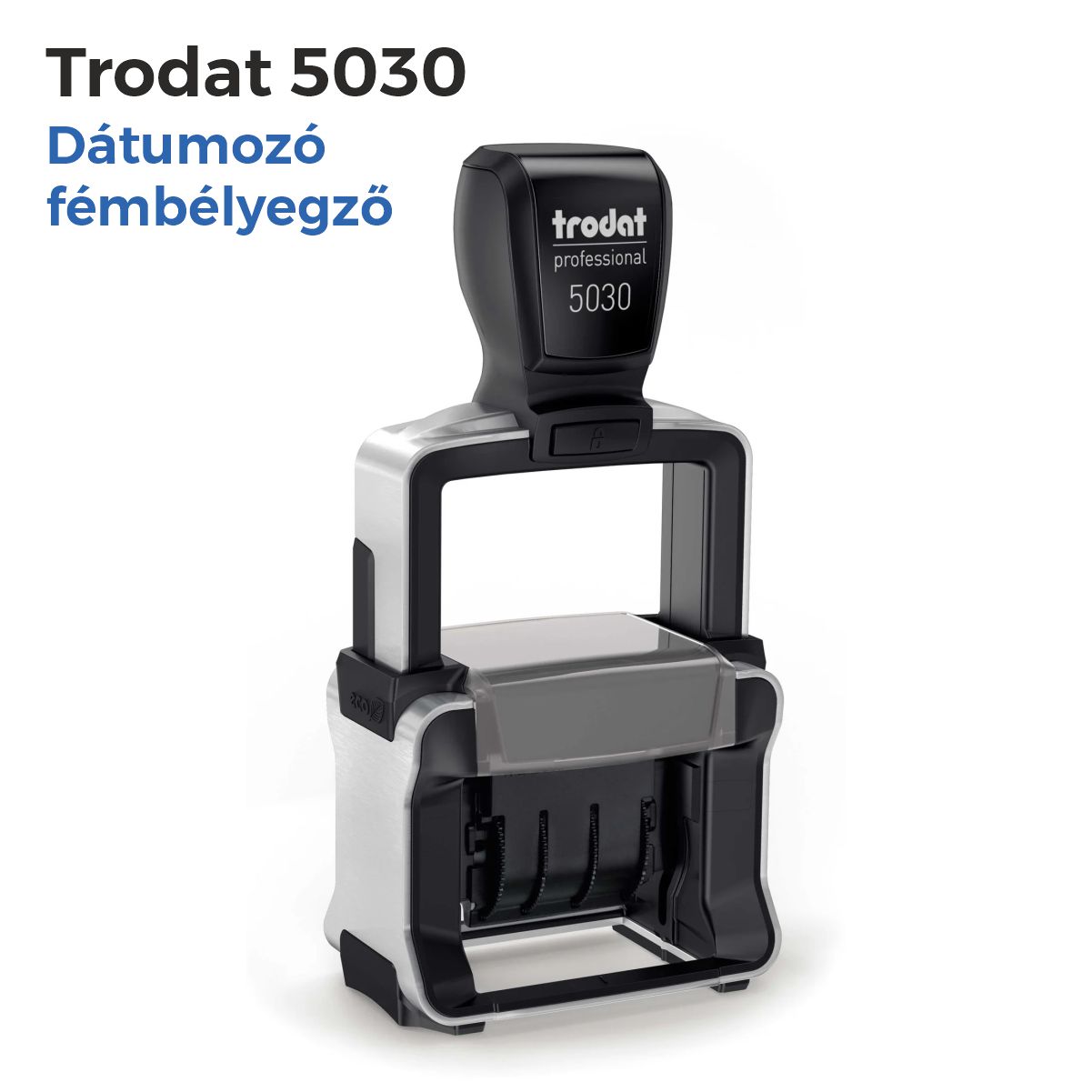 Trodat Professional 5030 dátumozó bélyegző használatra készen