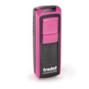 Trodat 9512 zsebbélyegző használatra készen - Pink