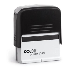 Colop C40 cégbélyegző használatra készen - Fekete