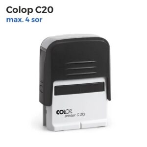 Colop C20 cégbélyegző használatra készen