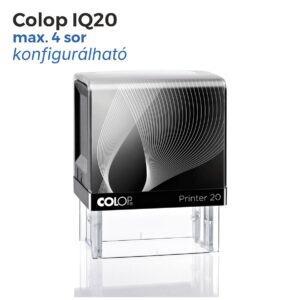 Colop IQ20 cégbélyegző használatra készen