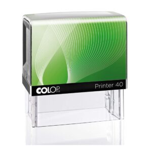 Colop IQ40 cégbélyegző használatra készen - Zöld