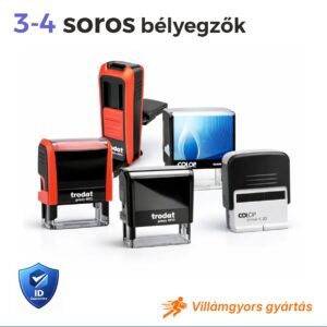 3-4 soros cégbélyegzők