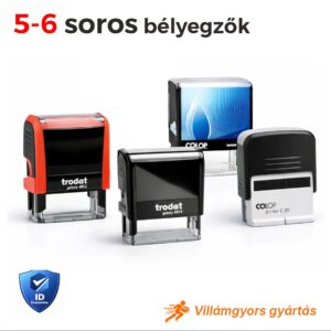 5-6 soros cégbélyegzők