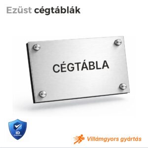 Ezüst cégtábla