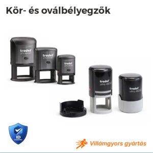 Kör-és oválbélyegzők